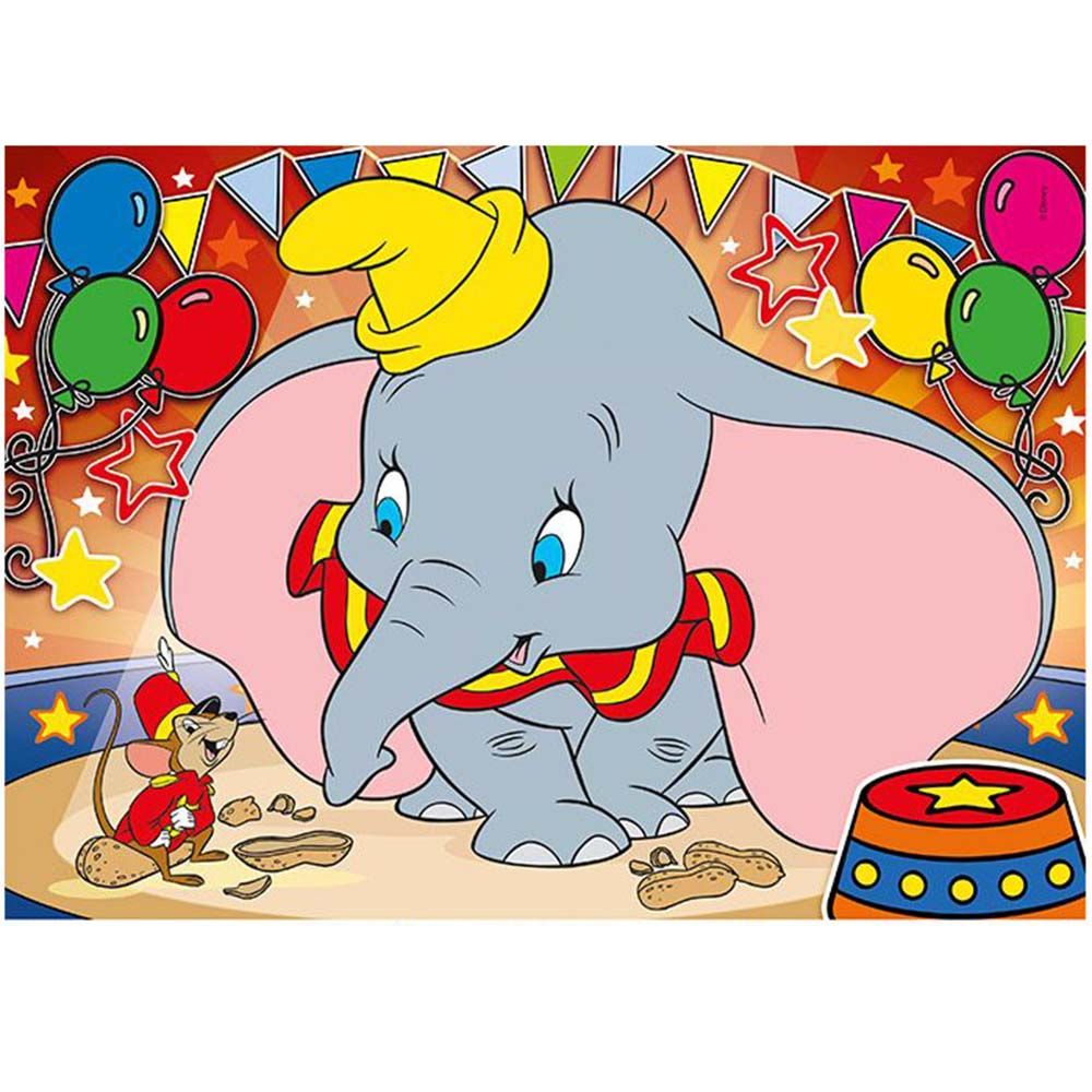 Слончето Дъмбо, два пъзела по 20 части
