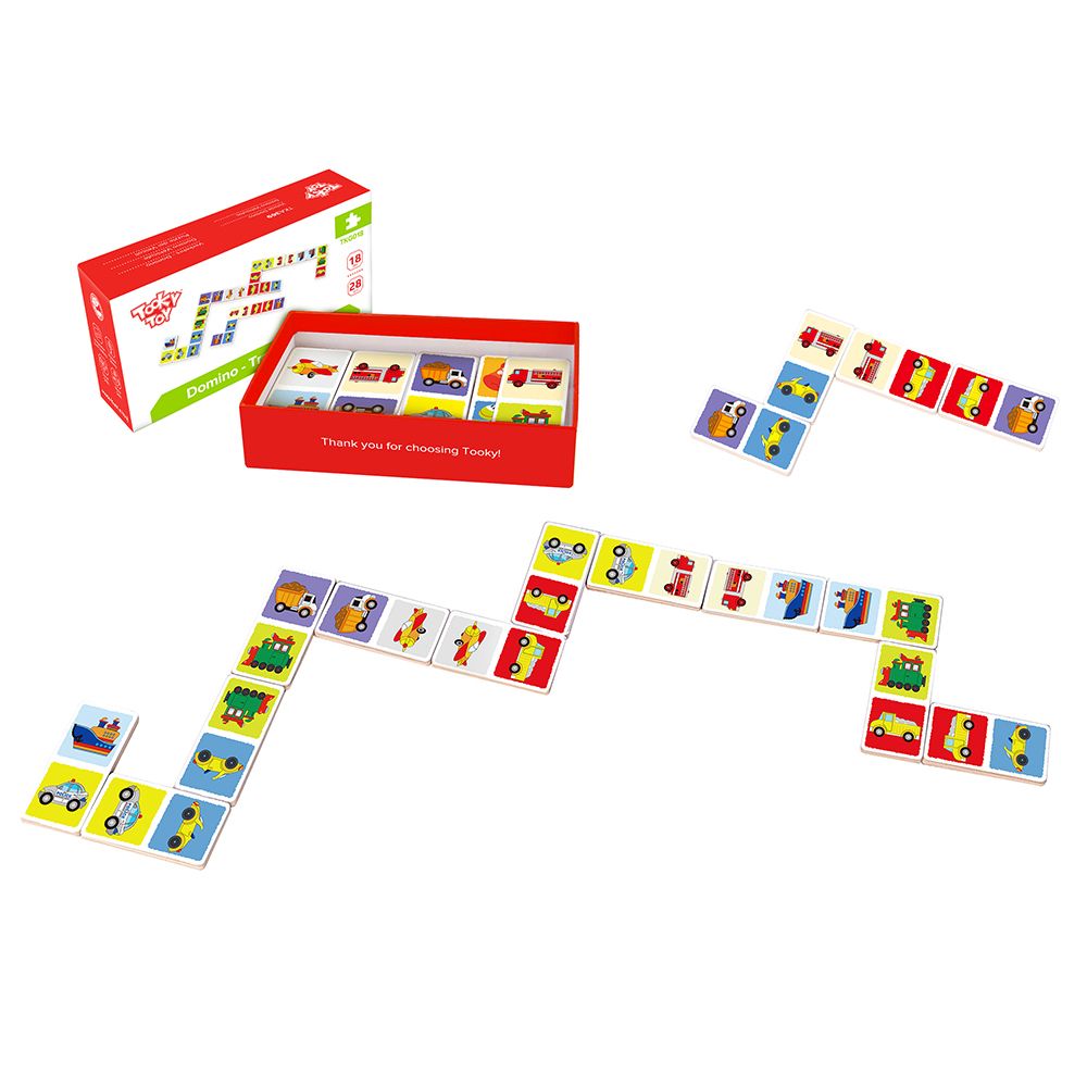 Дървено домино с картинки, Превозни средства