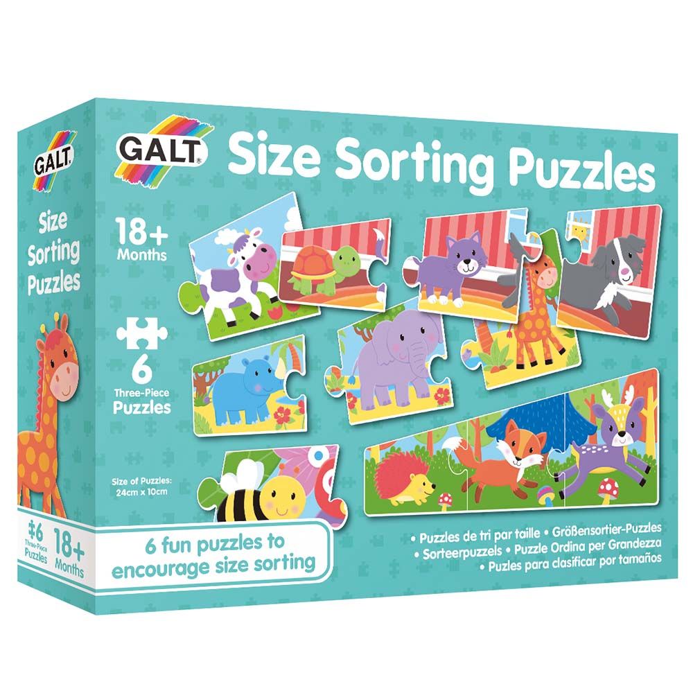 Galt Toys, Пъзели за сортиране по големина, Животни