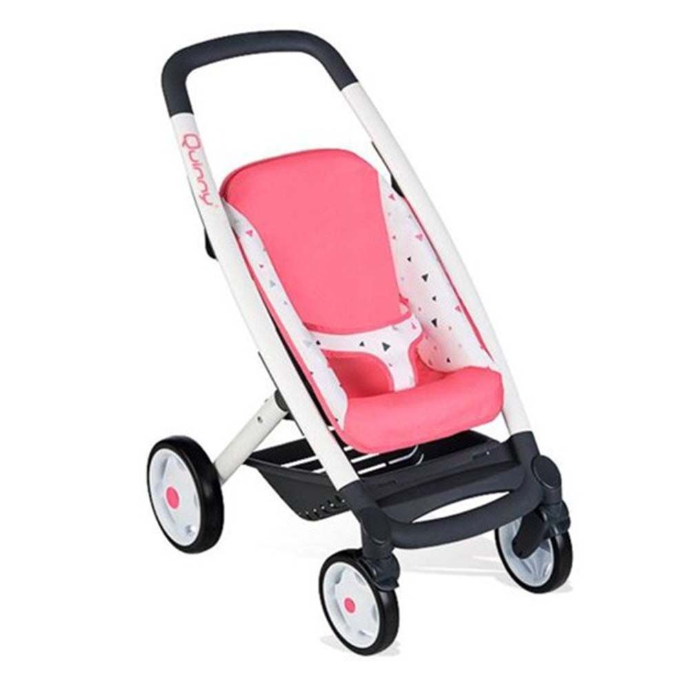 Количка за кукли 3 в 1, розова