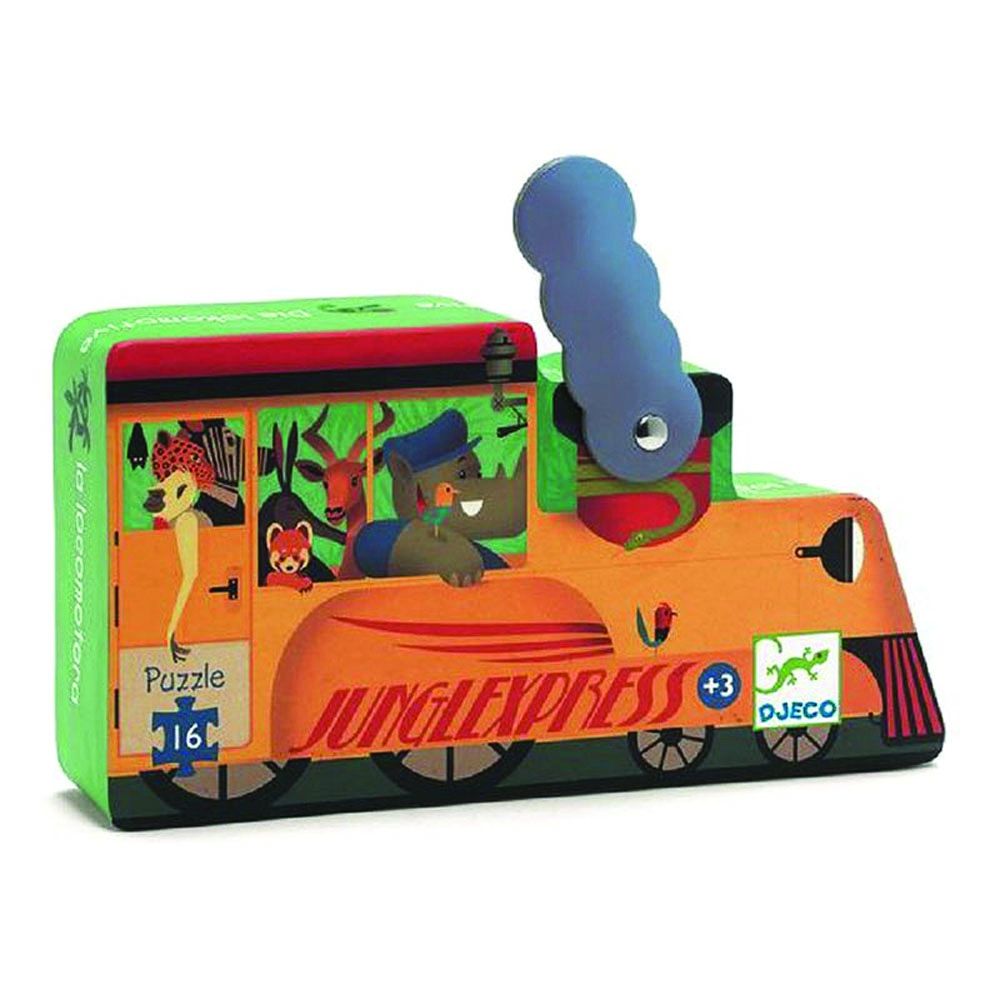 Djeco, Пъзел, Влак в гората