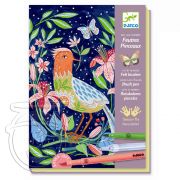 Комплект за рисуване по номера, В градината