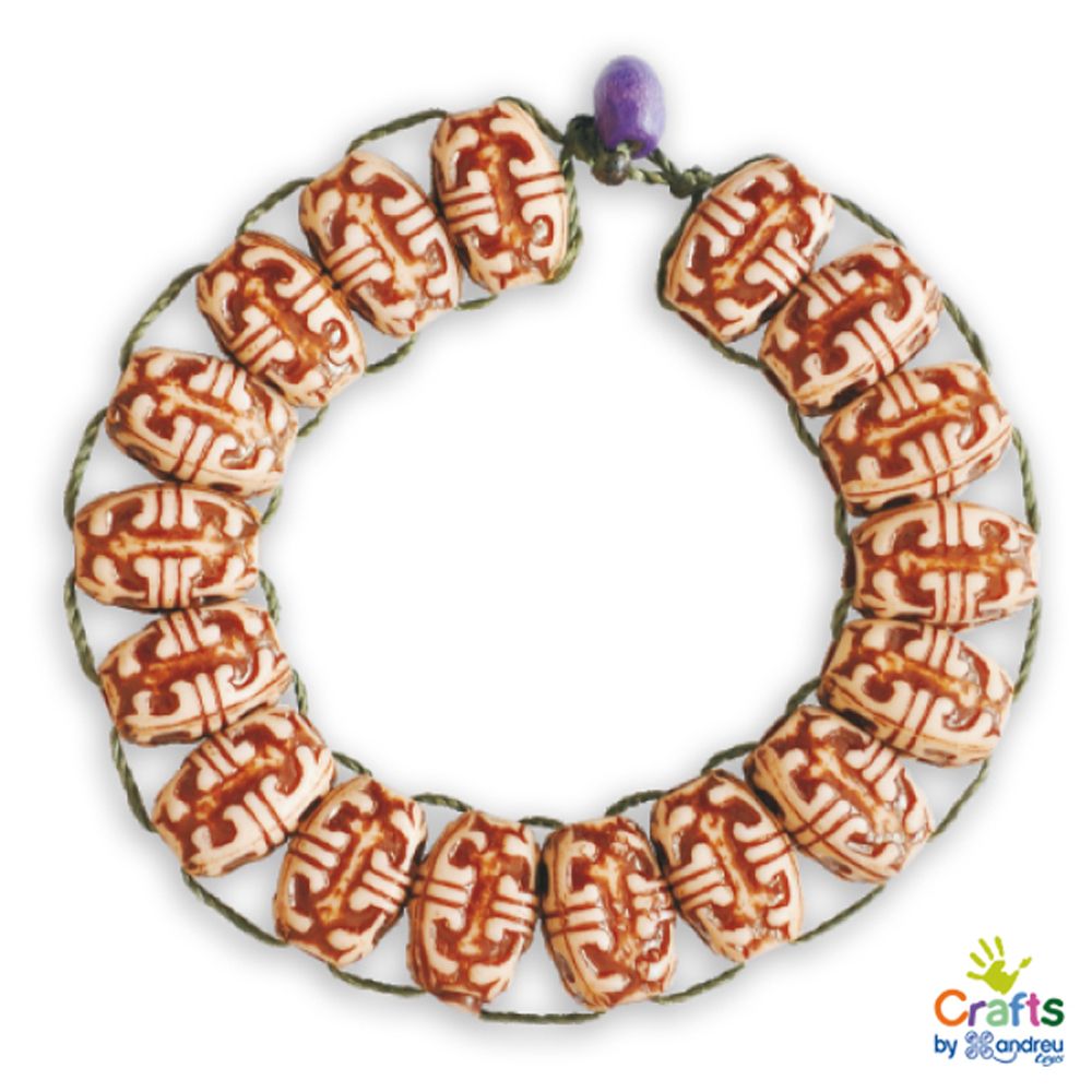 Направи сама 7 гривни с дървени мъниста