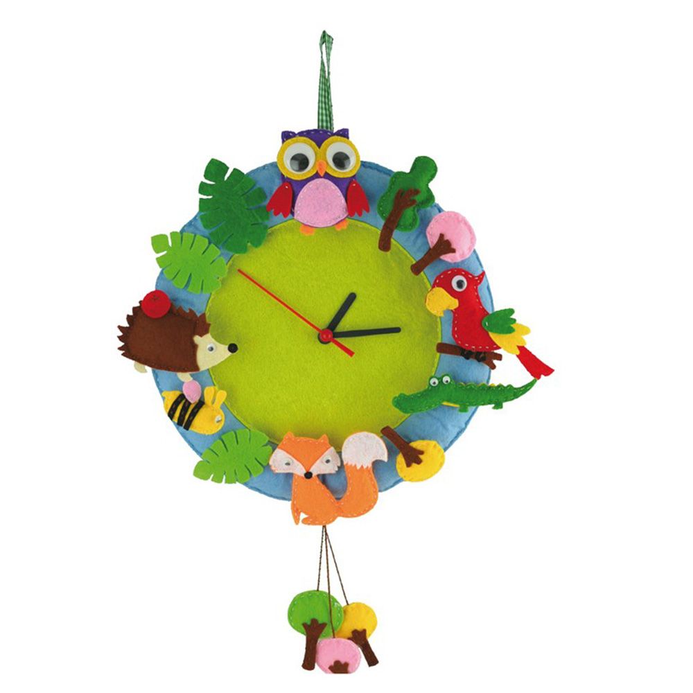 Часовник - комплект за шиене и апликация, Горски свят