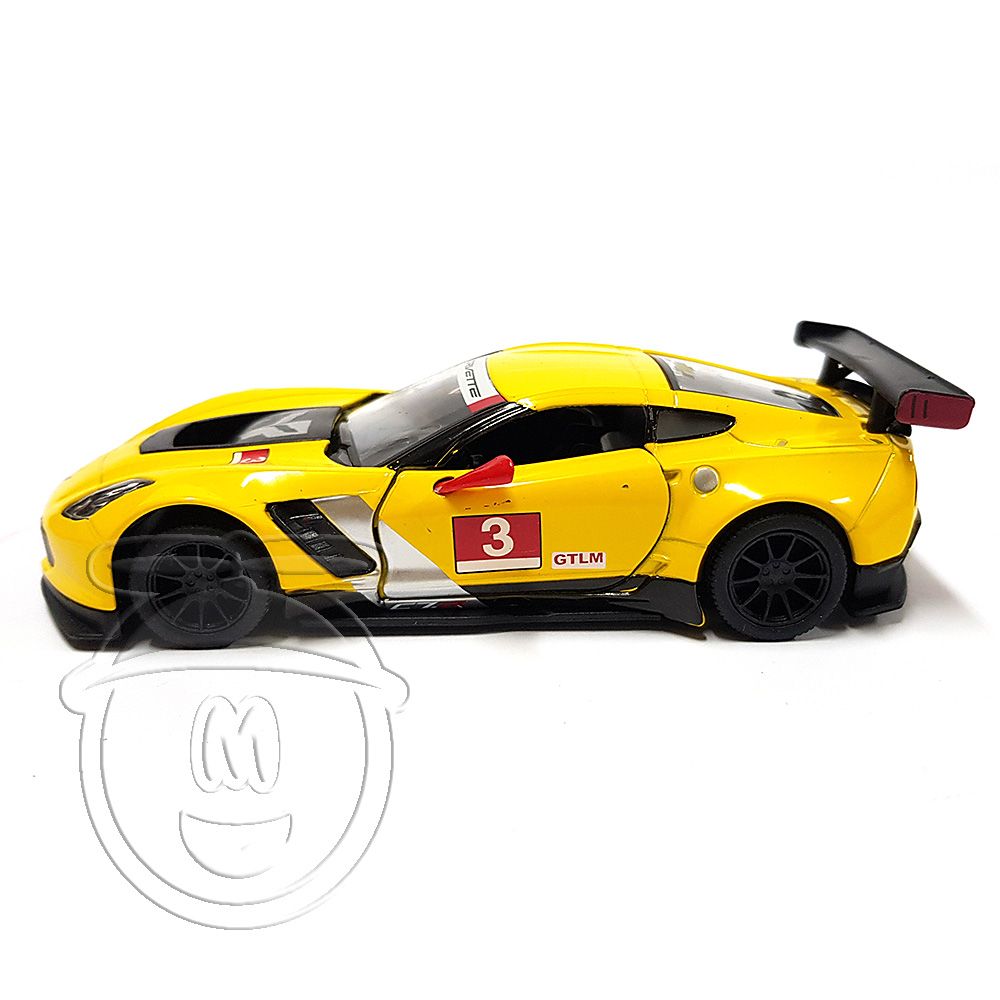 Метална кола, Corvette C7.R racing GTLM, жълта