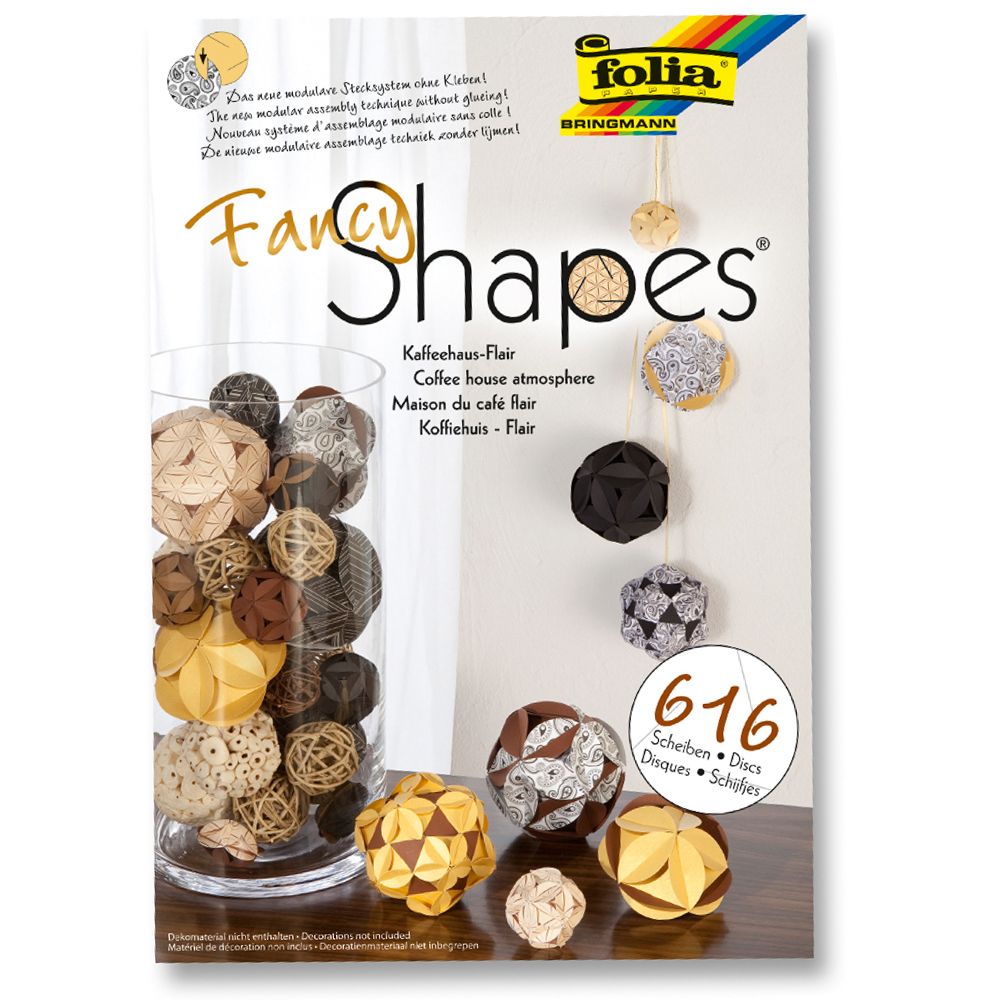 Folia Bringmann, Комплект за изработка на декорации, Fancy Shapes, Кафе