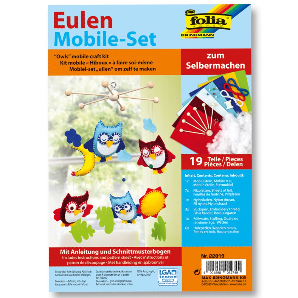 Folia Bringmann, Направи украса за детската стая, Бухалчета