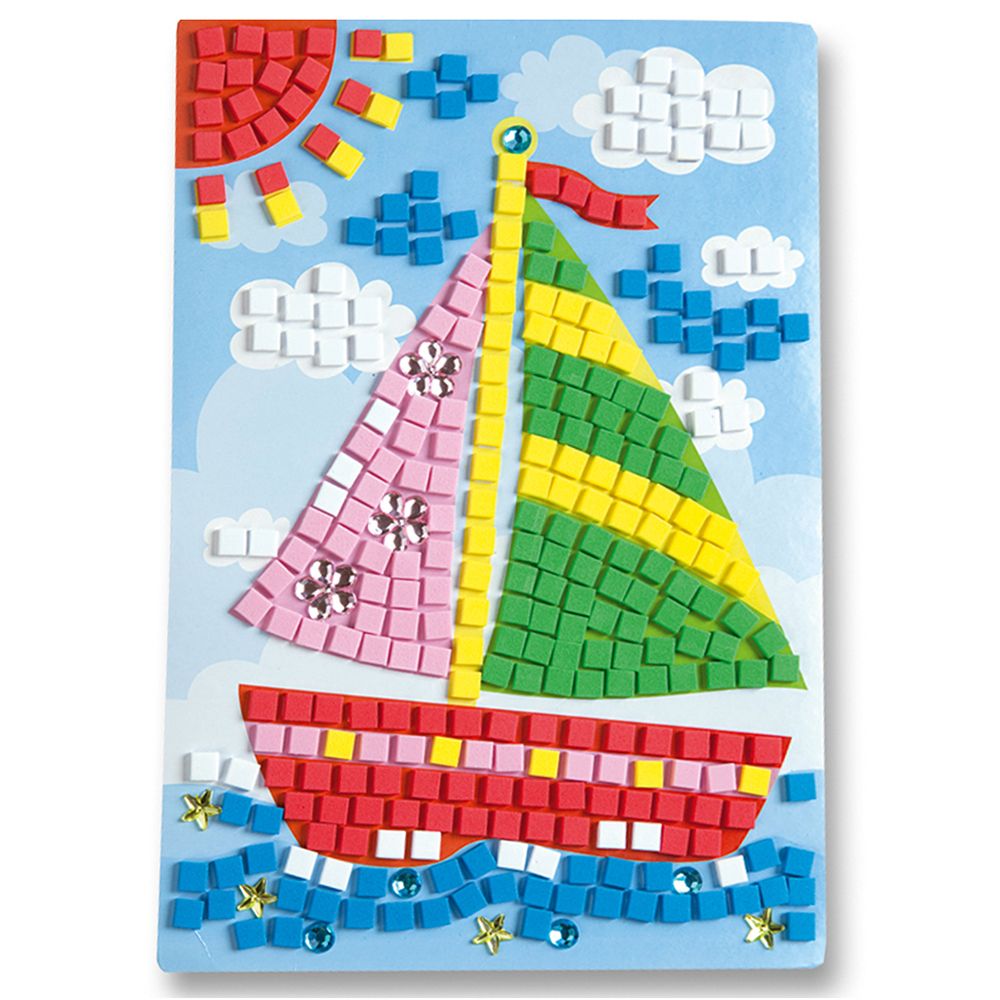 Folia Bringmann, Направи картинки от цветни мозайки, Кораб