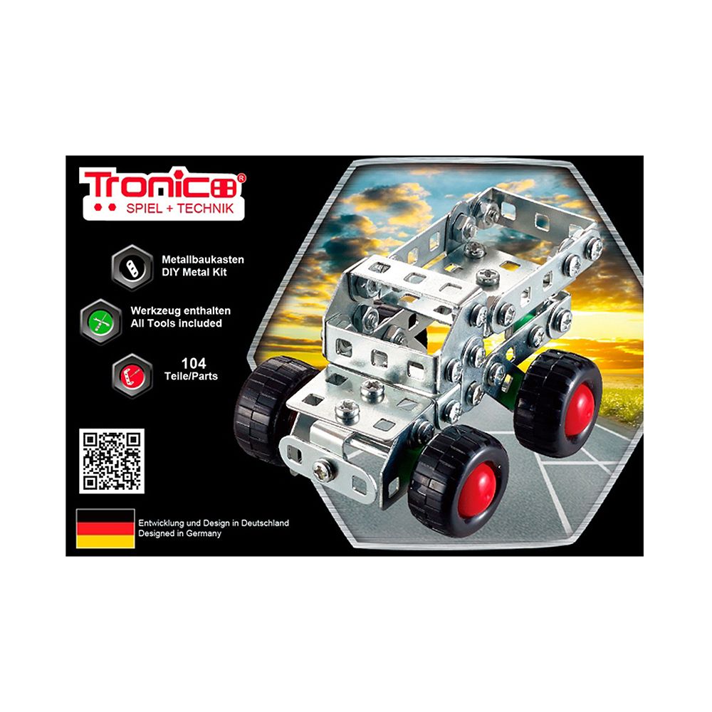 Silver Serie, Метален конструктор, Камион, 104 части, Tronico