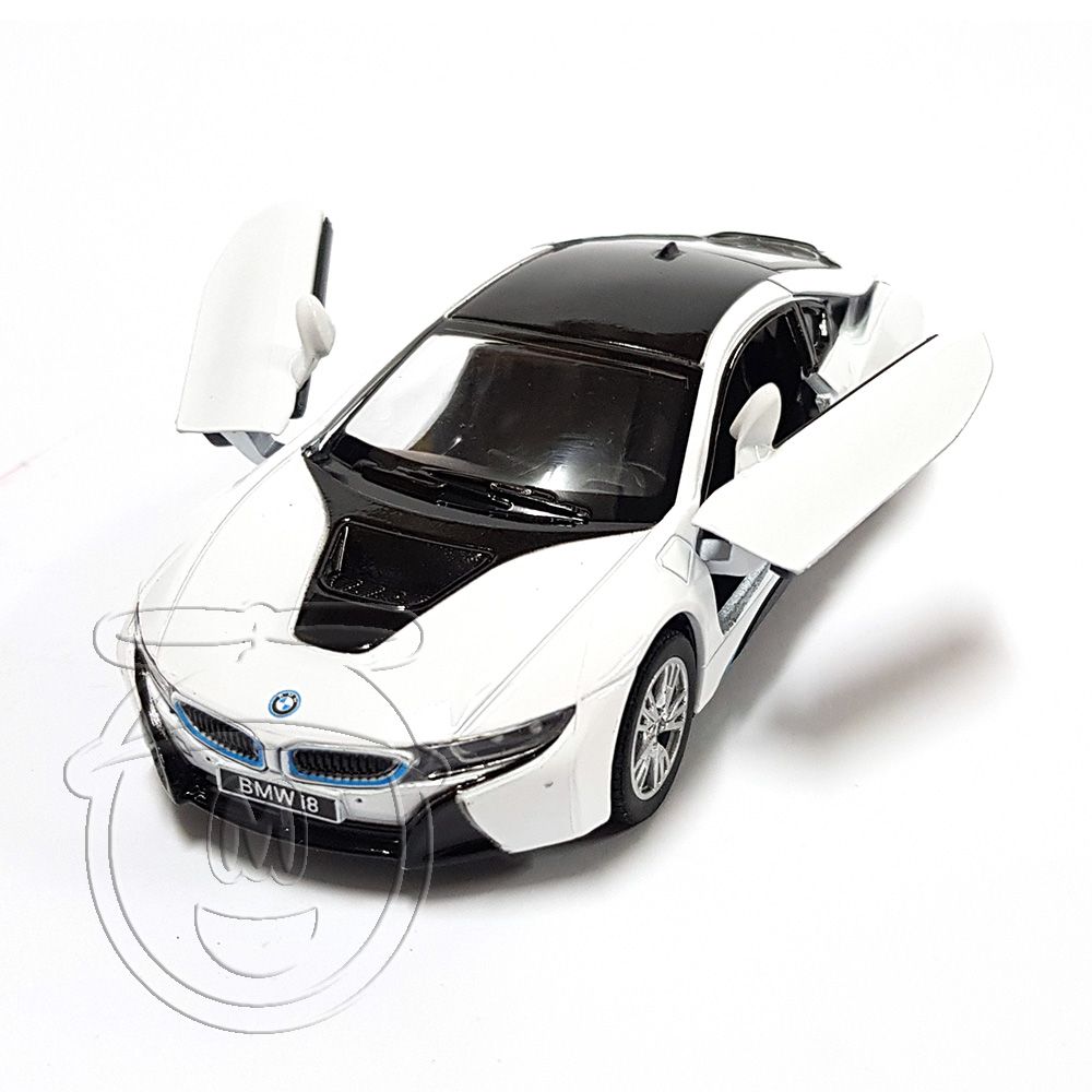 Метална кола BMW 8i, бяла