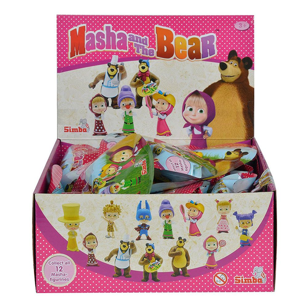 Фигурки за събиране - асортимент от 12 вида, Маша и Мечокът