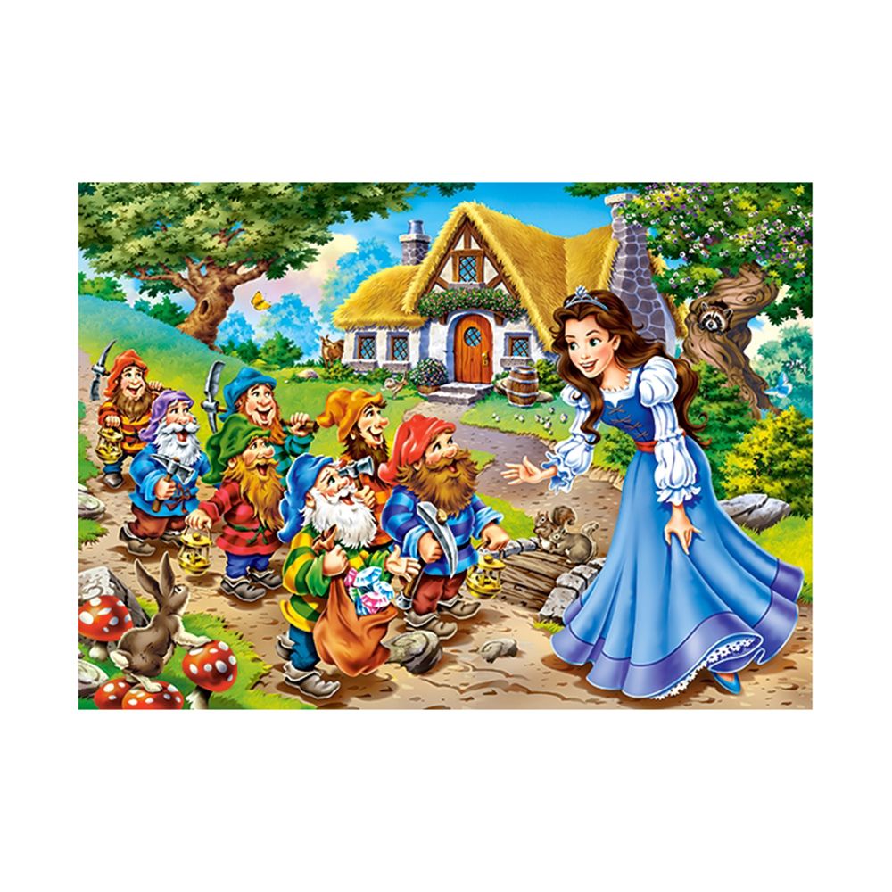 Снежанка и седемте джуджета, пъзел 120 части