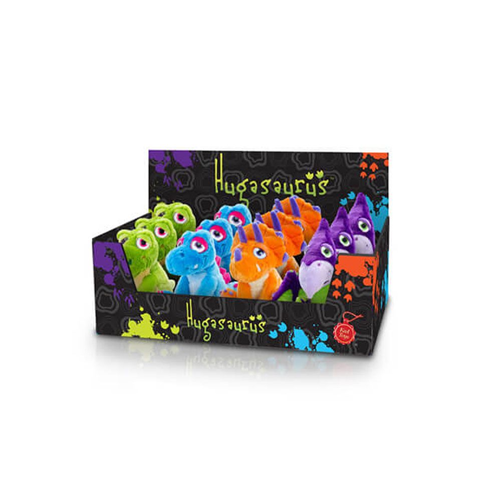 Плюшен динозавър син