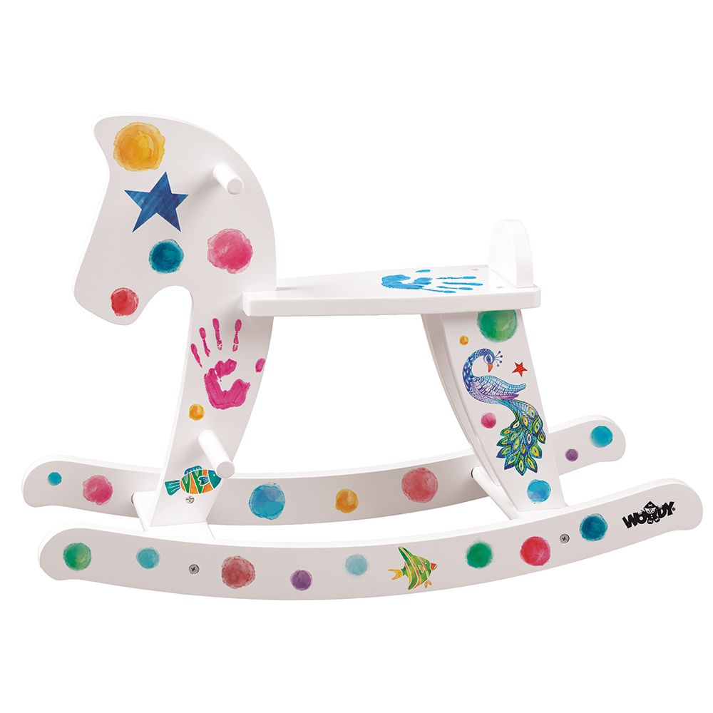 Дървено конче-люлка