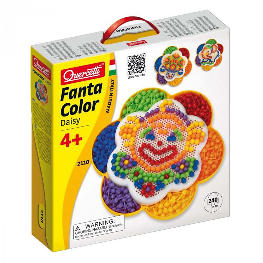 Quercetti, Мозайка FANTACOLOR DAISY, 240 части