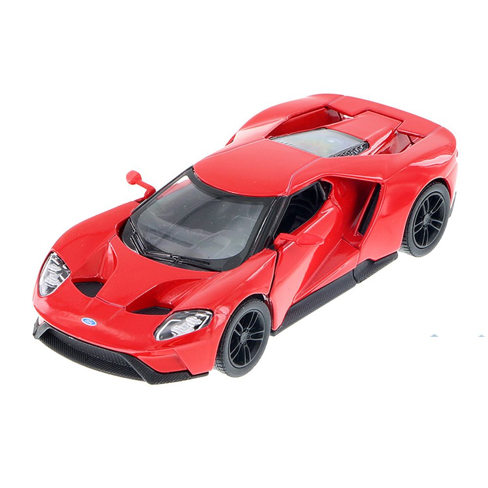 die-cast, метална кола за колекциониране, Ford GT 2017, червена, Goki