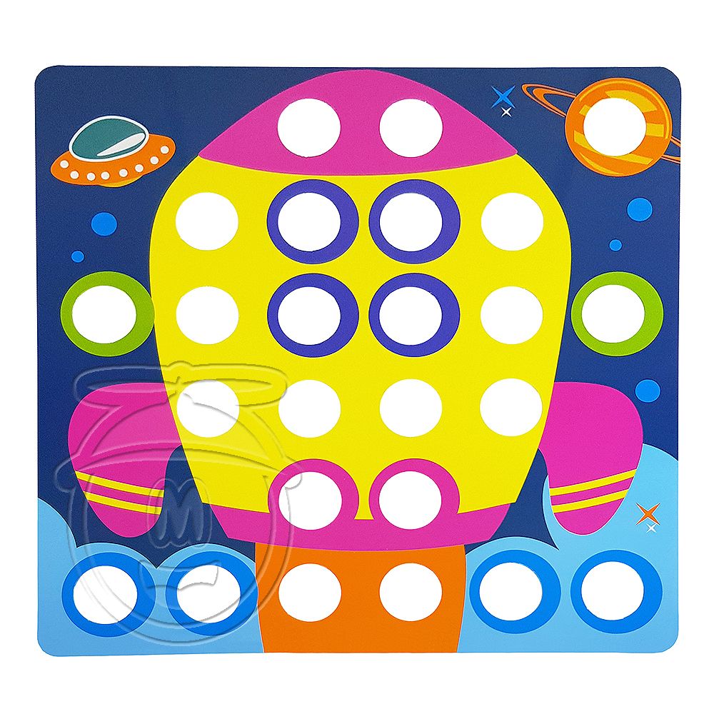 Бебешка мозайка с едри елементи