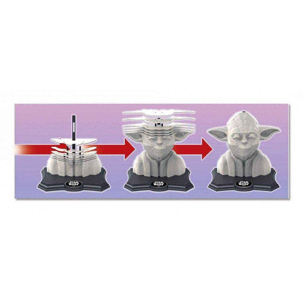 Междузвездни войни, Йода, 3D пъзел за оцветяване, 160 части