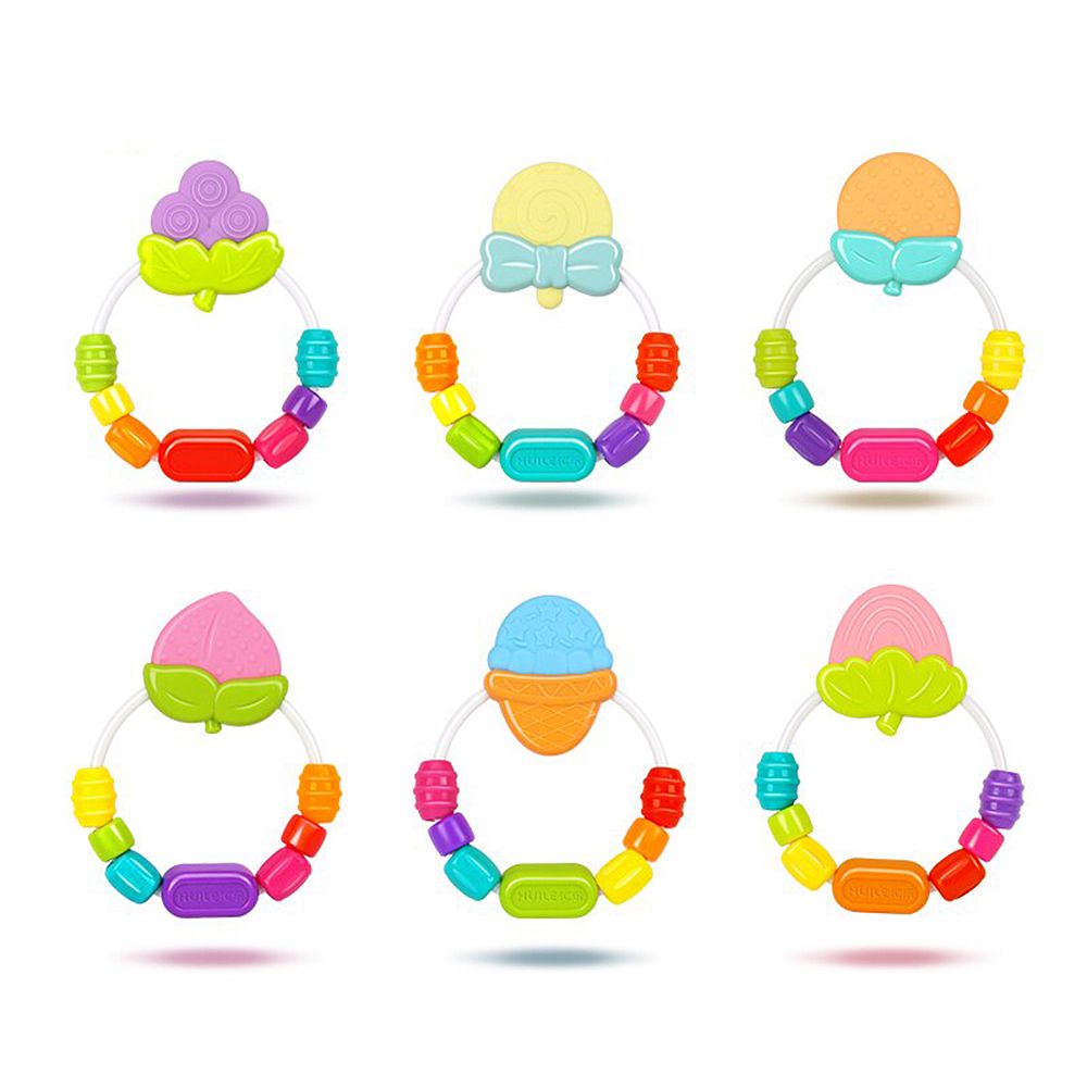 Бебешка гризалка с цветни мъниста