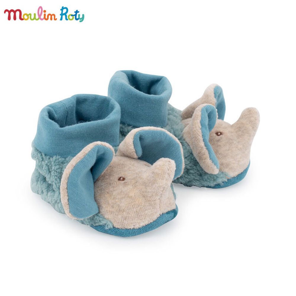 Moulin Roty, Бебешки пантофки, Слонче
