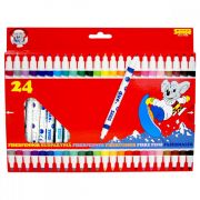 Двустранни флумастери, 24 броя