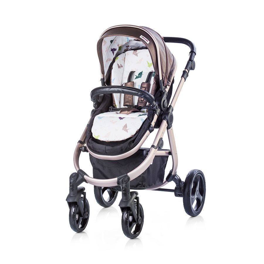 Chipolino, Комбинирана количка Нина 2 в 1 кафява