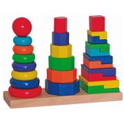 Дървена тройна низанка