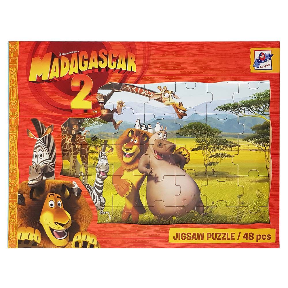 Голям пъзел Мадаскар, 48 части