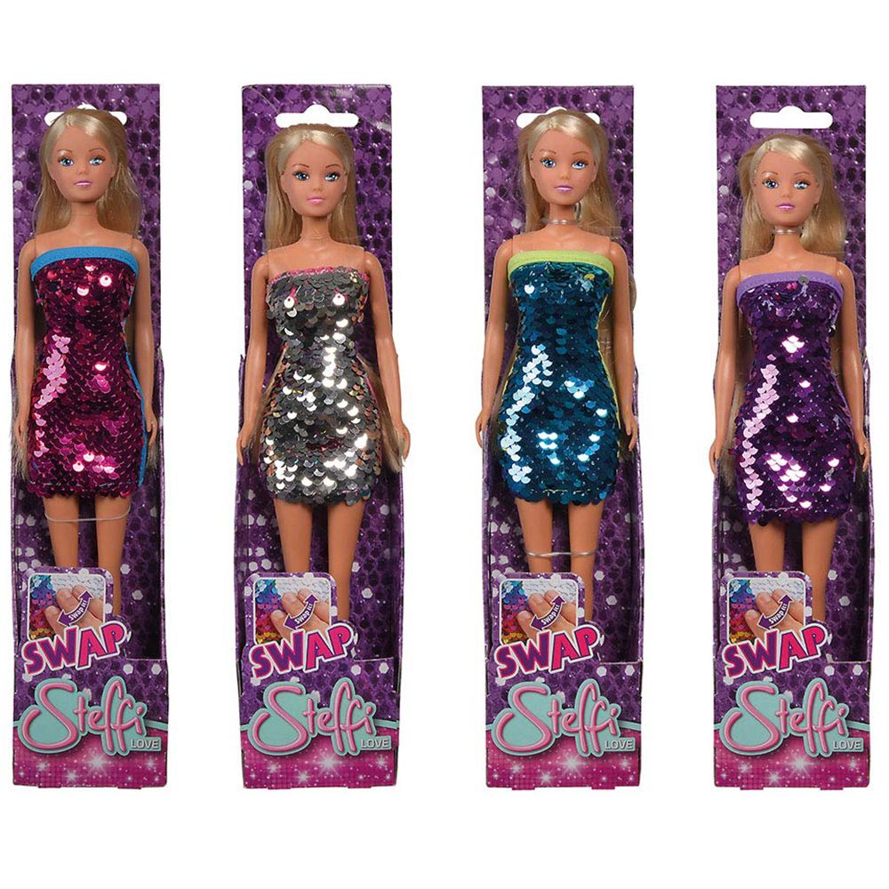 Кукла Стефи, с рокля с пайети