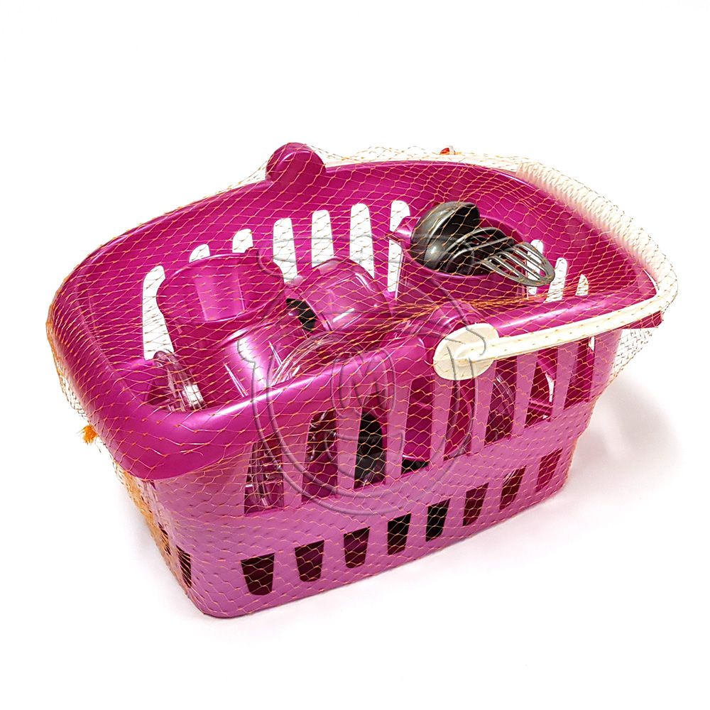 Комплект за готвене и чаен сервиз в кошница, 26 части