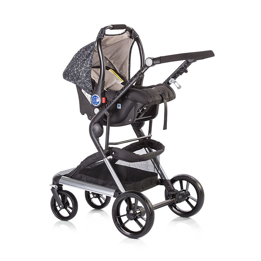 Комбинирана количка Фюжън 2 в 1 бежова