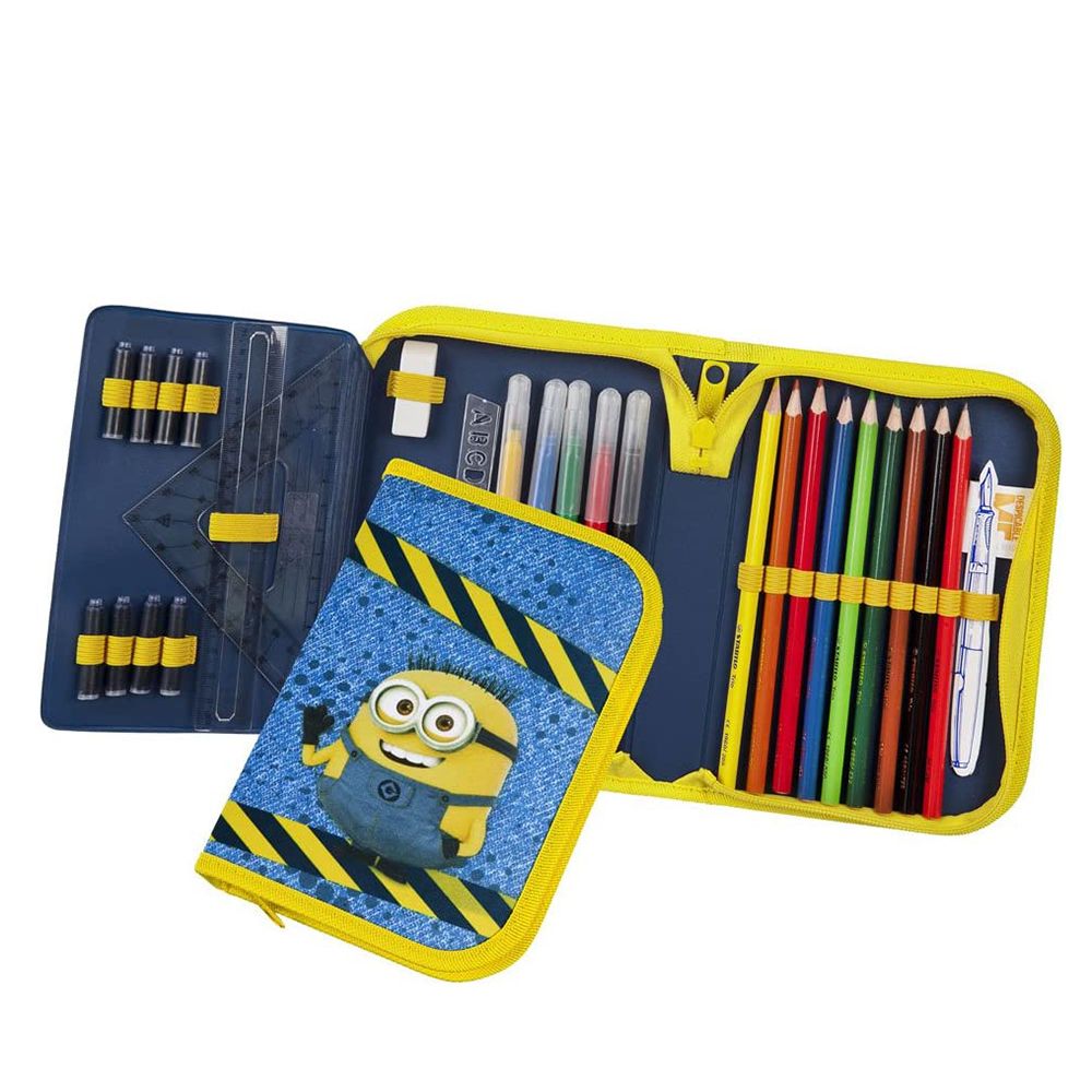 Ученически несесер с един цип, Миньоните