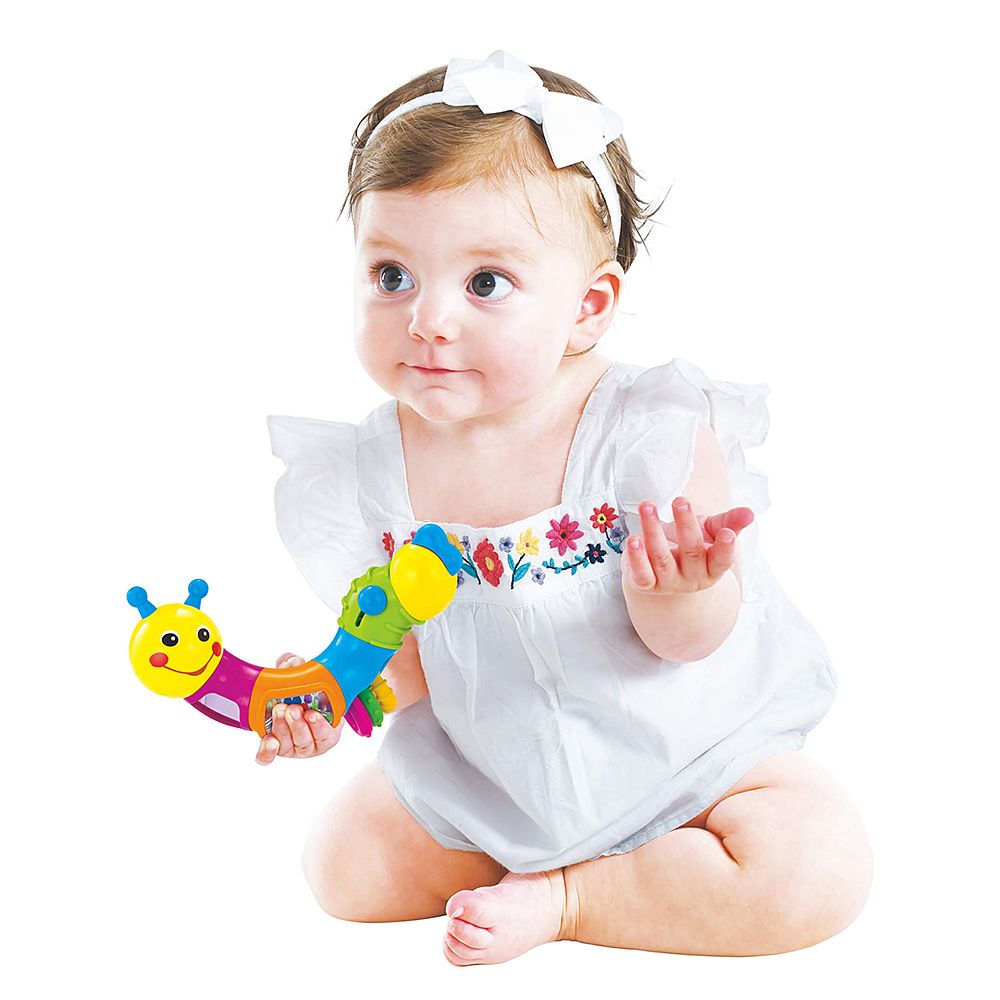 Бебешка усукваща се гъсеничка с активности