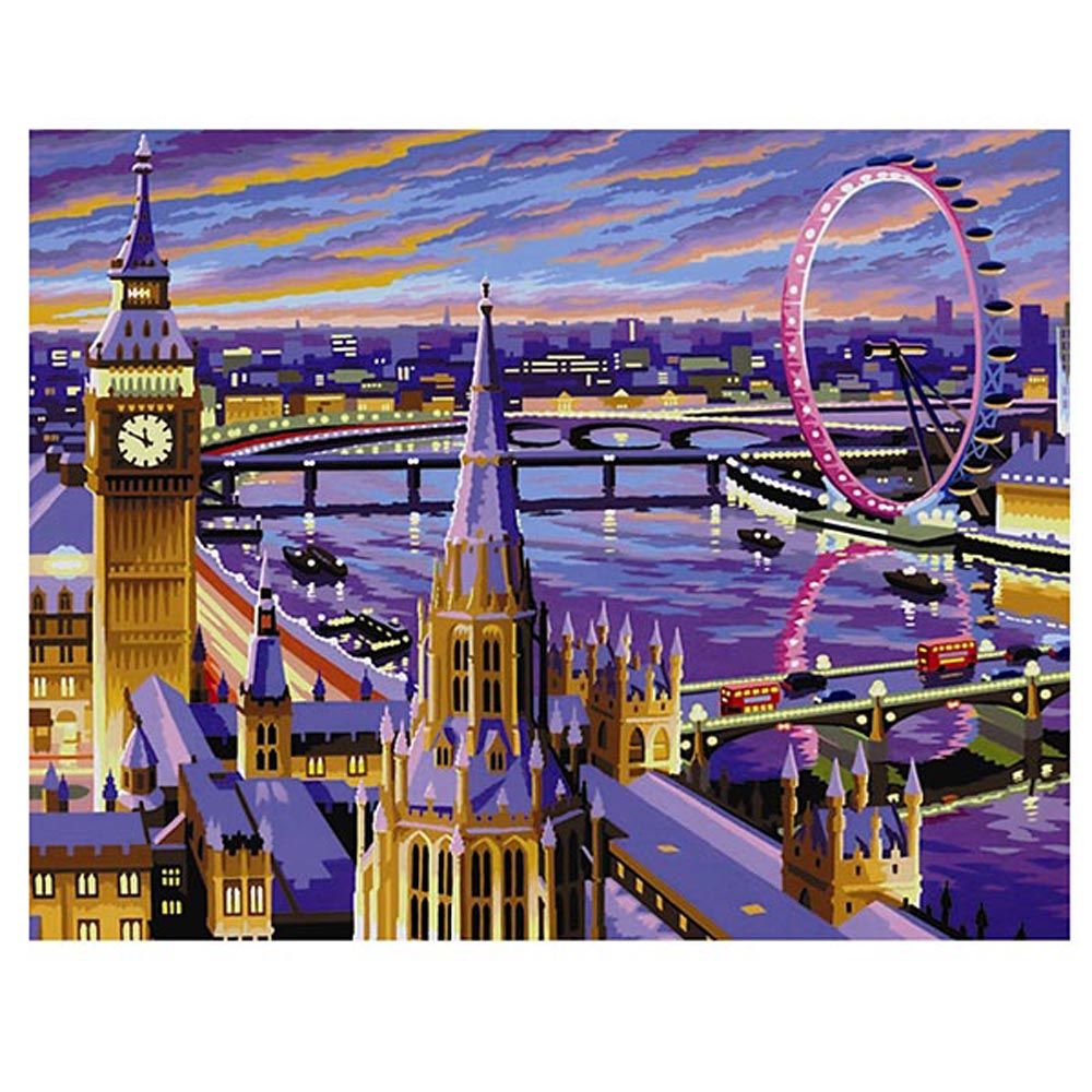 KSG crafts, Лондон, рисуване по номера - голям размер,