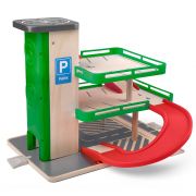 Дървен гараж с SIKU колички