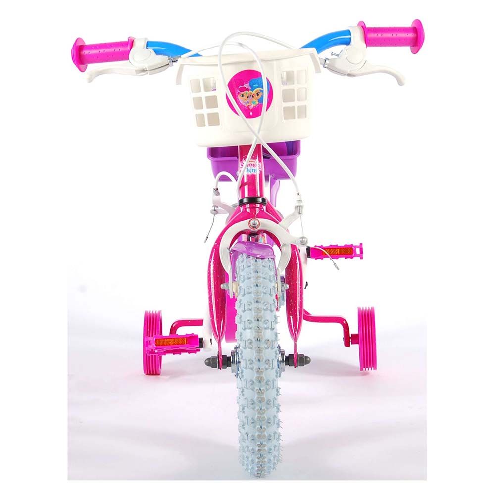 Детски велосипед, Shimmer & Shine, с помощни колела, 12 инча