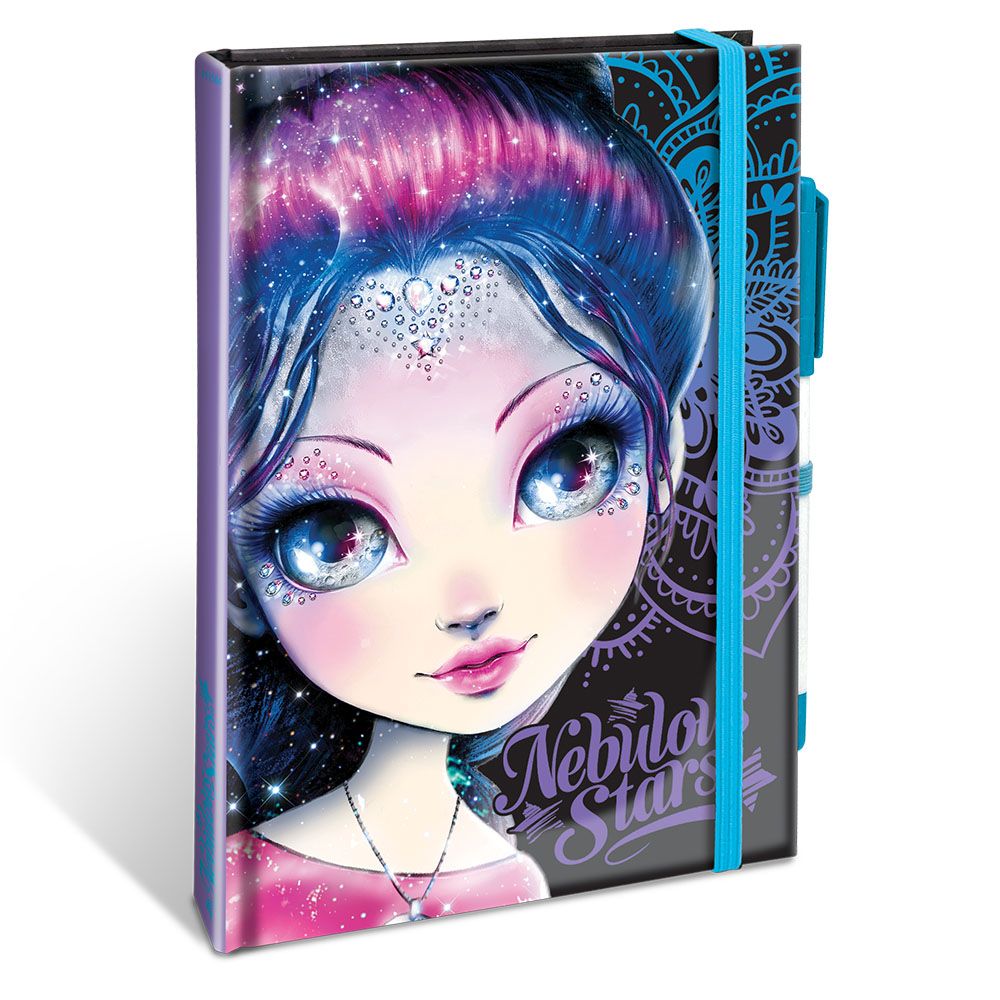 Луксозен тефтер с черни страници, Звездни принцеси, асортимент