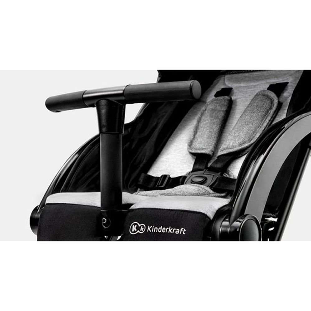 Лятна бебешка количка PILOT, сива, 0-15 кг