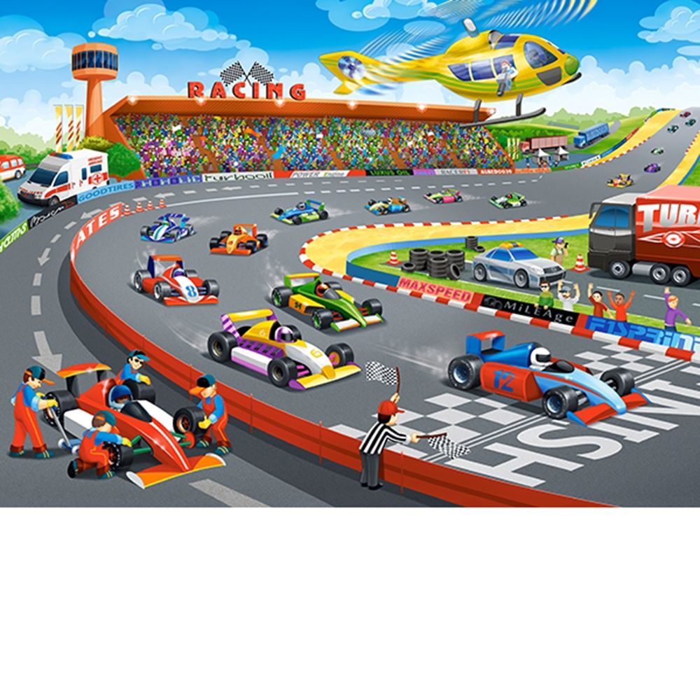 Състезание Формула, пъзел 100 части