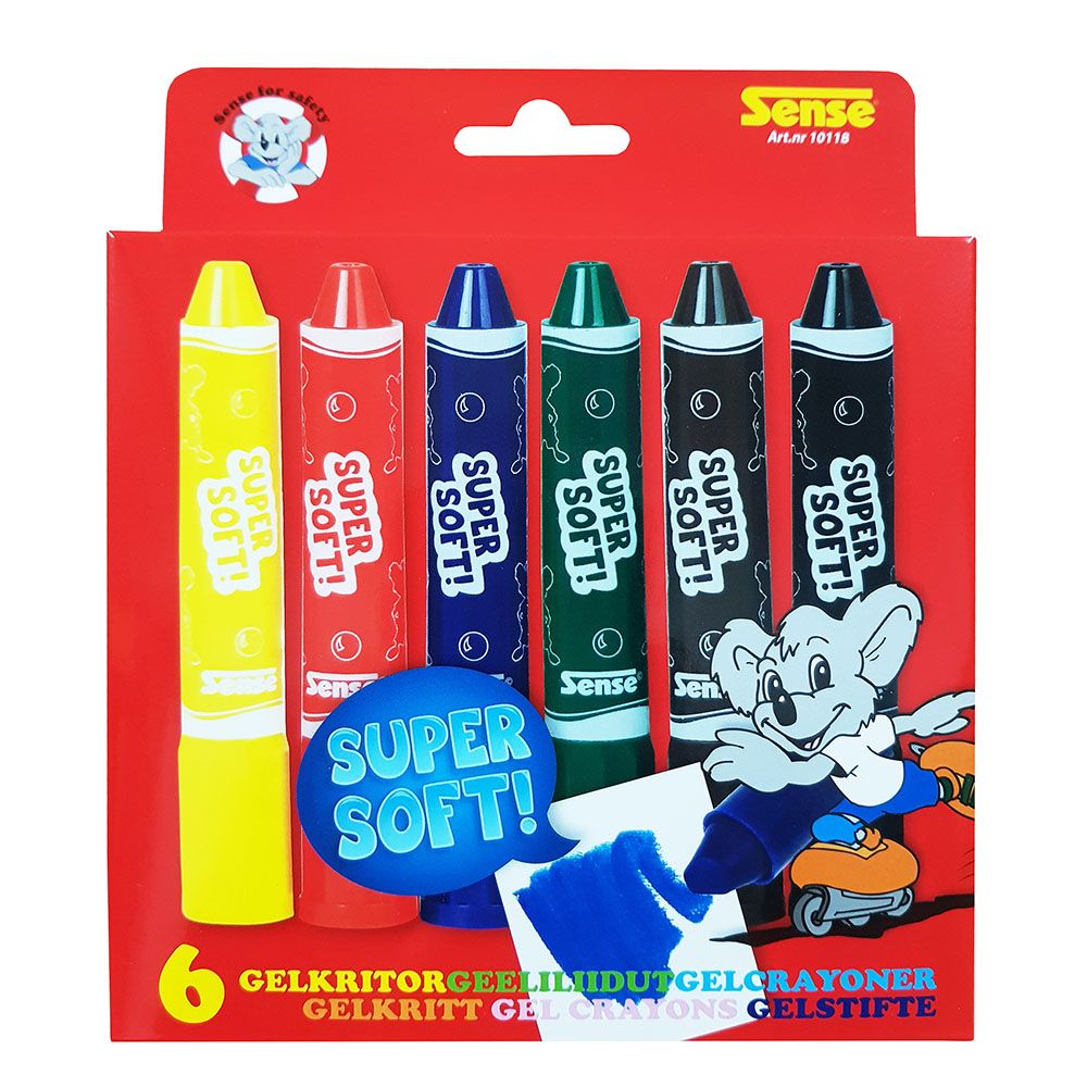 Sense, Гел пастели, стандарт, 6 бр.