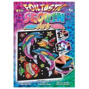 Изкуство с пайети и фолио, Делфини