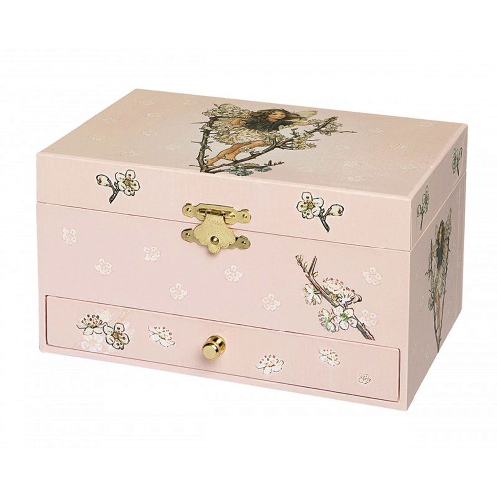 Светеща в тъмното, голяма музикална кутия с чекмедже, Феята на цветята