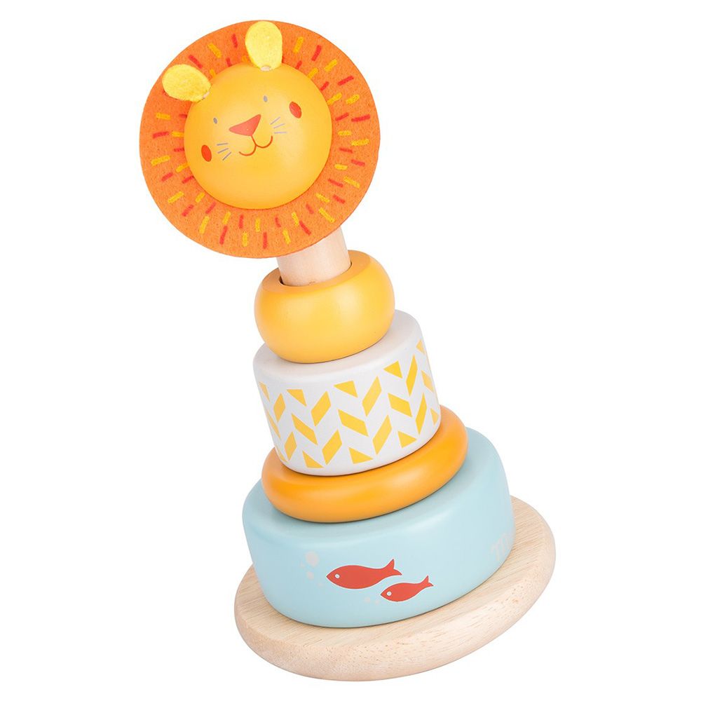 Moulin Roty, Дървена низанка, Щастливото лъвче