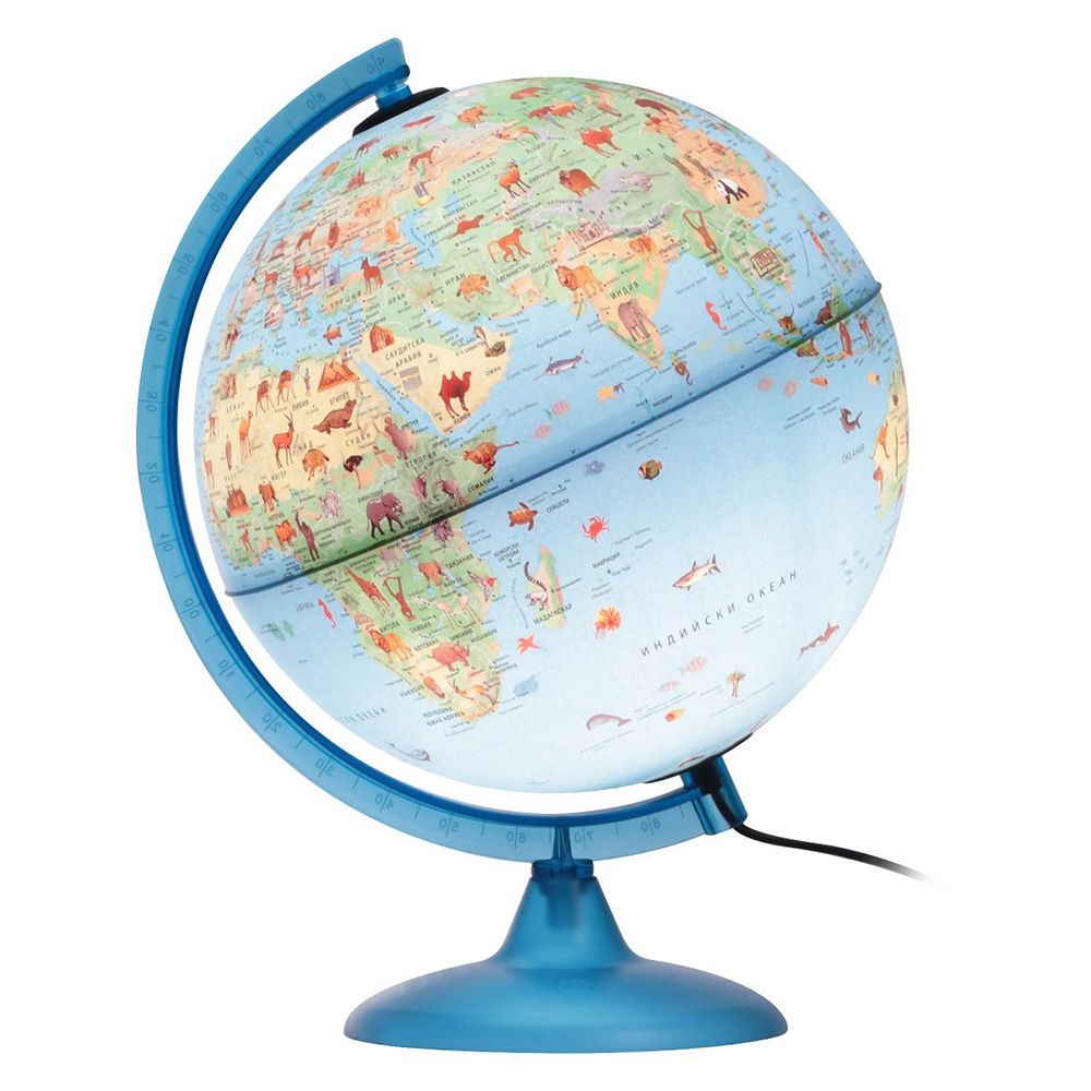 Nova Rico, Светещ глобус Сафари, 25 см