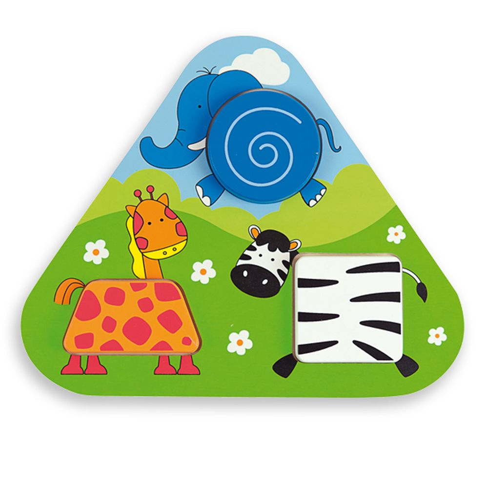 Andreu toys, Триъгълен пъзел Джунгла