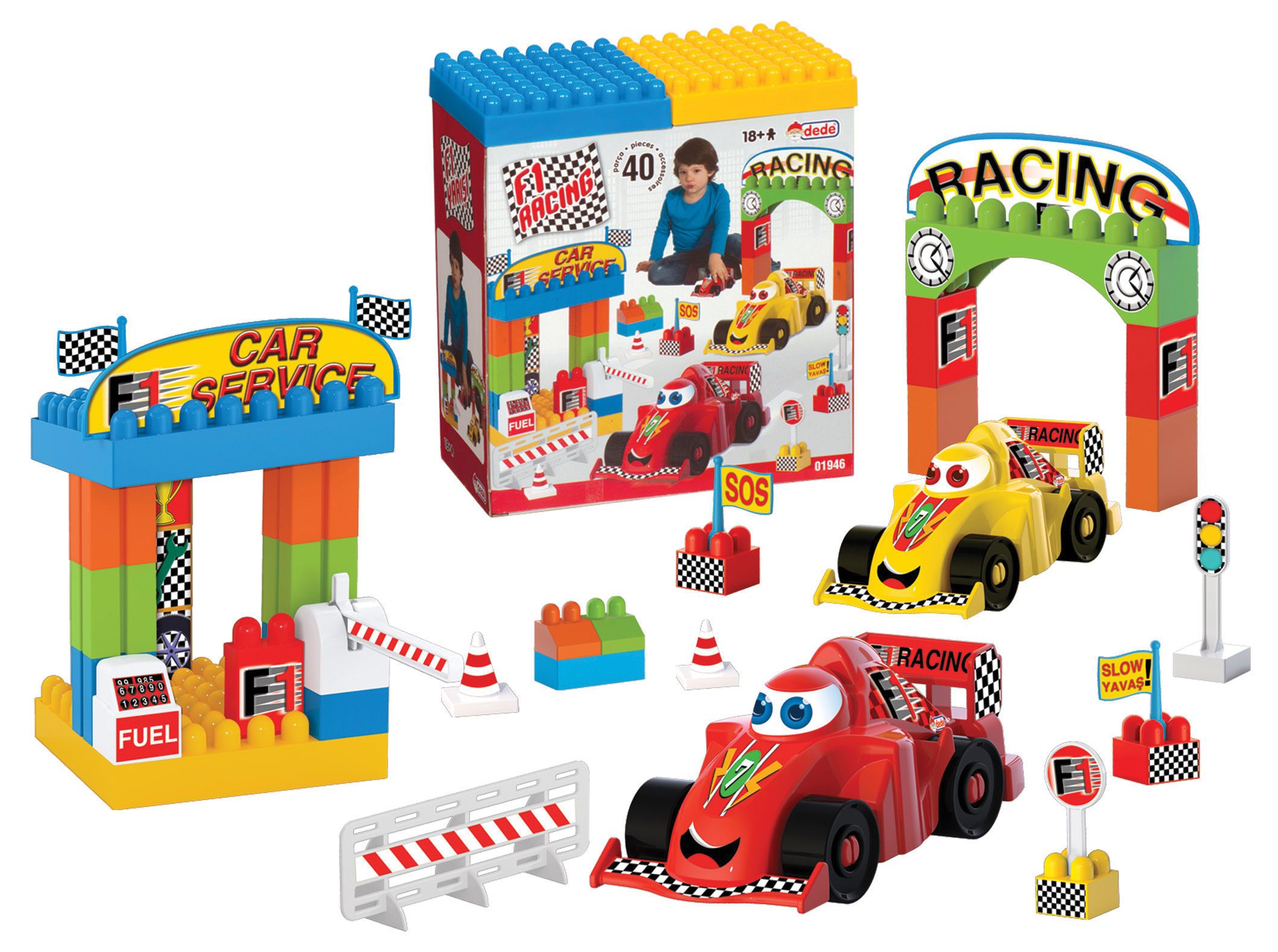 Dede toys, Пластмасов конструктор, Формула 1, 40 части