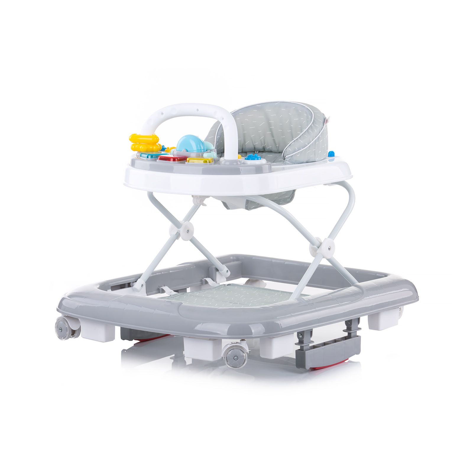 Детска проходилка Роки, 3 в 1, сив