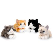 Плюшено легнало коте, 25 см, асортимент