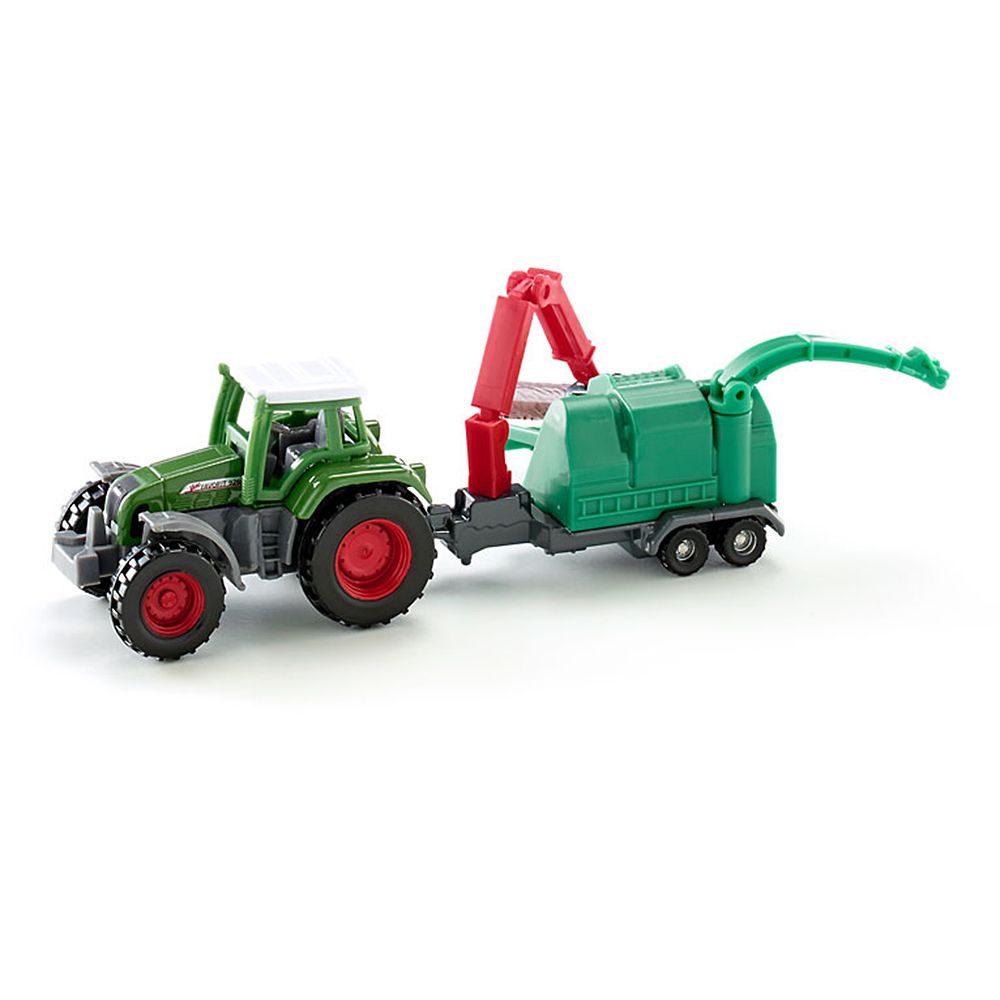 Siku, Трактор с машина за дървени стърготини