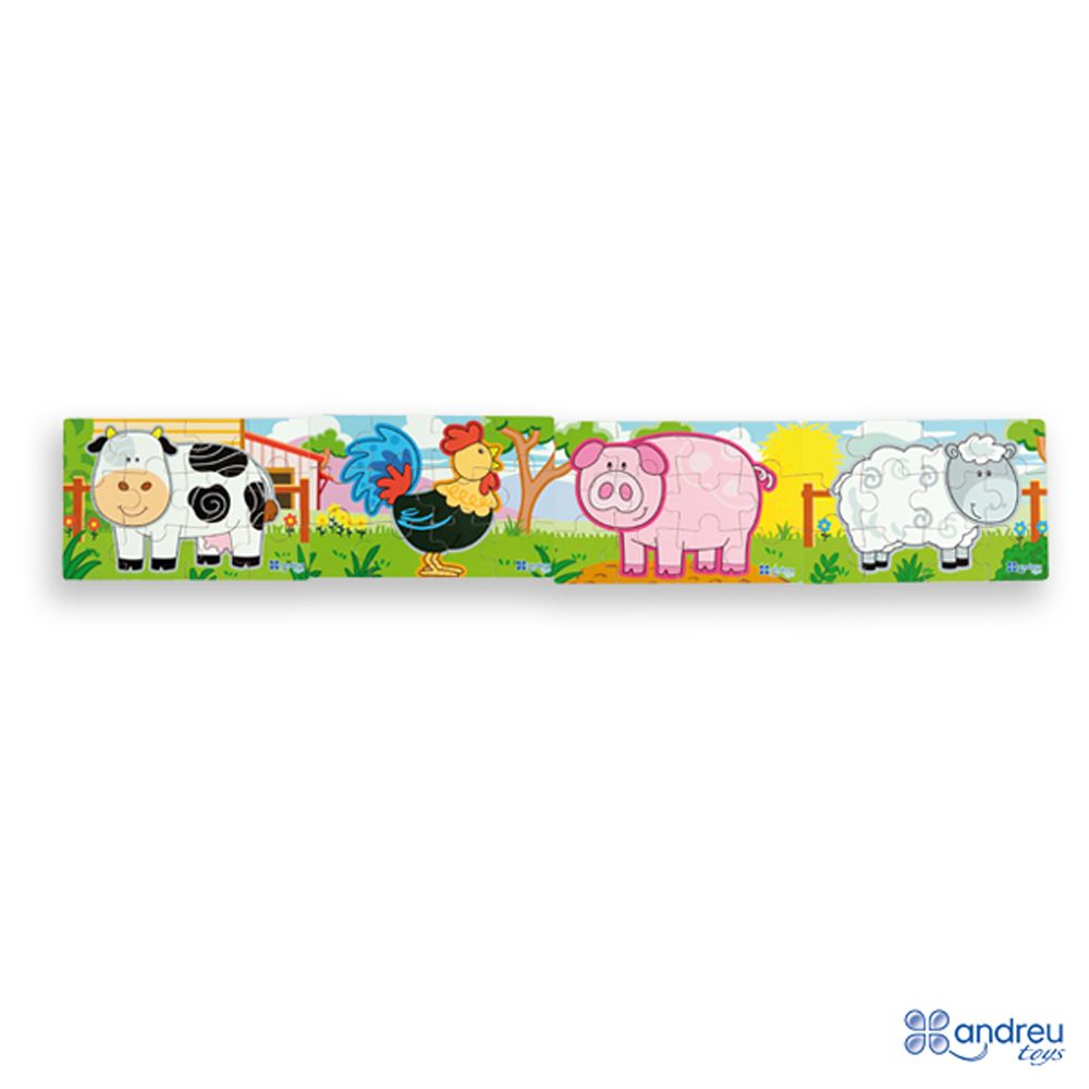 4 пъзела в кутия Ферма